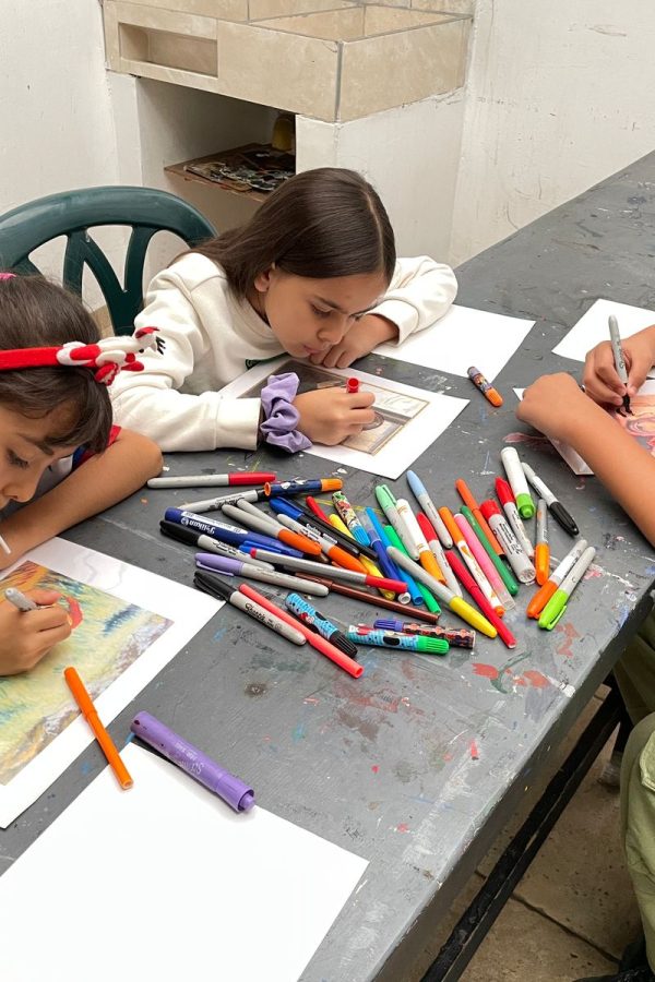 TRAAJO DE CLASE DE DIBUJO Y PINTURA NIÑOS 2024